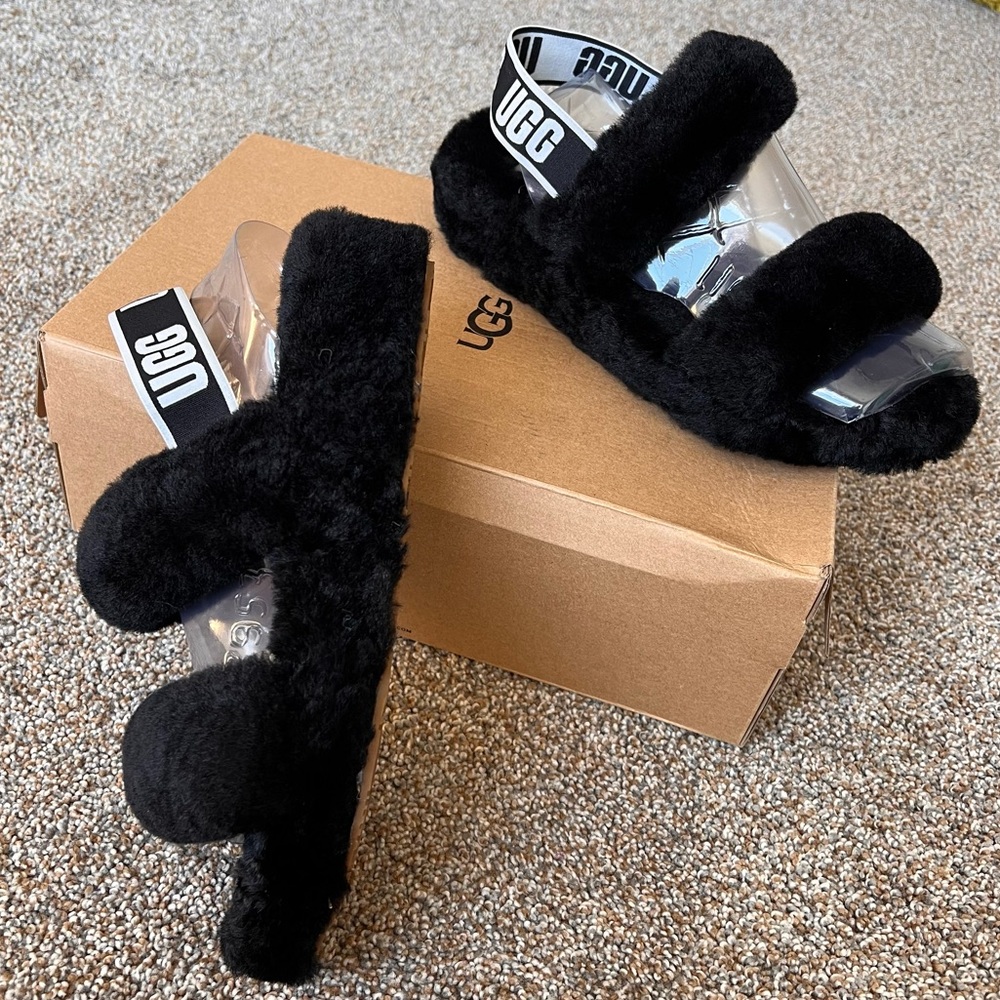 UGG Oh Yea Shearling Sandals